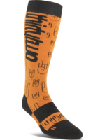 ThirtyTwo Youth Double Sock Black/Orange Snowboard Sock