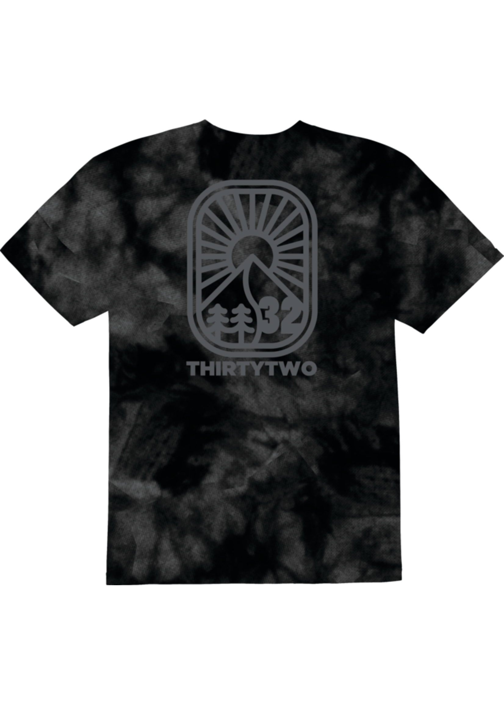 ThirtyTwo Mountain Time Tee Black Wash