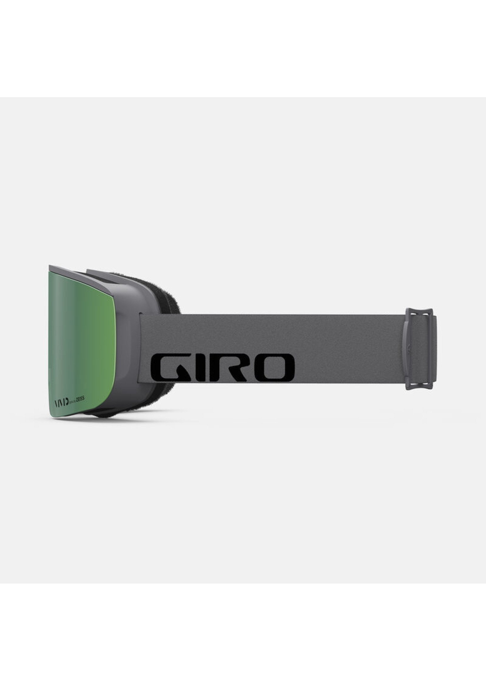 Giro Axis Snowboard Goggle Grey Wordmark Vivid Emerald & Vivid Infrared