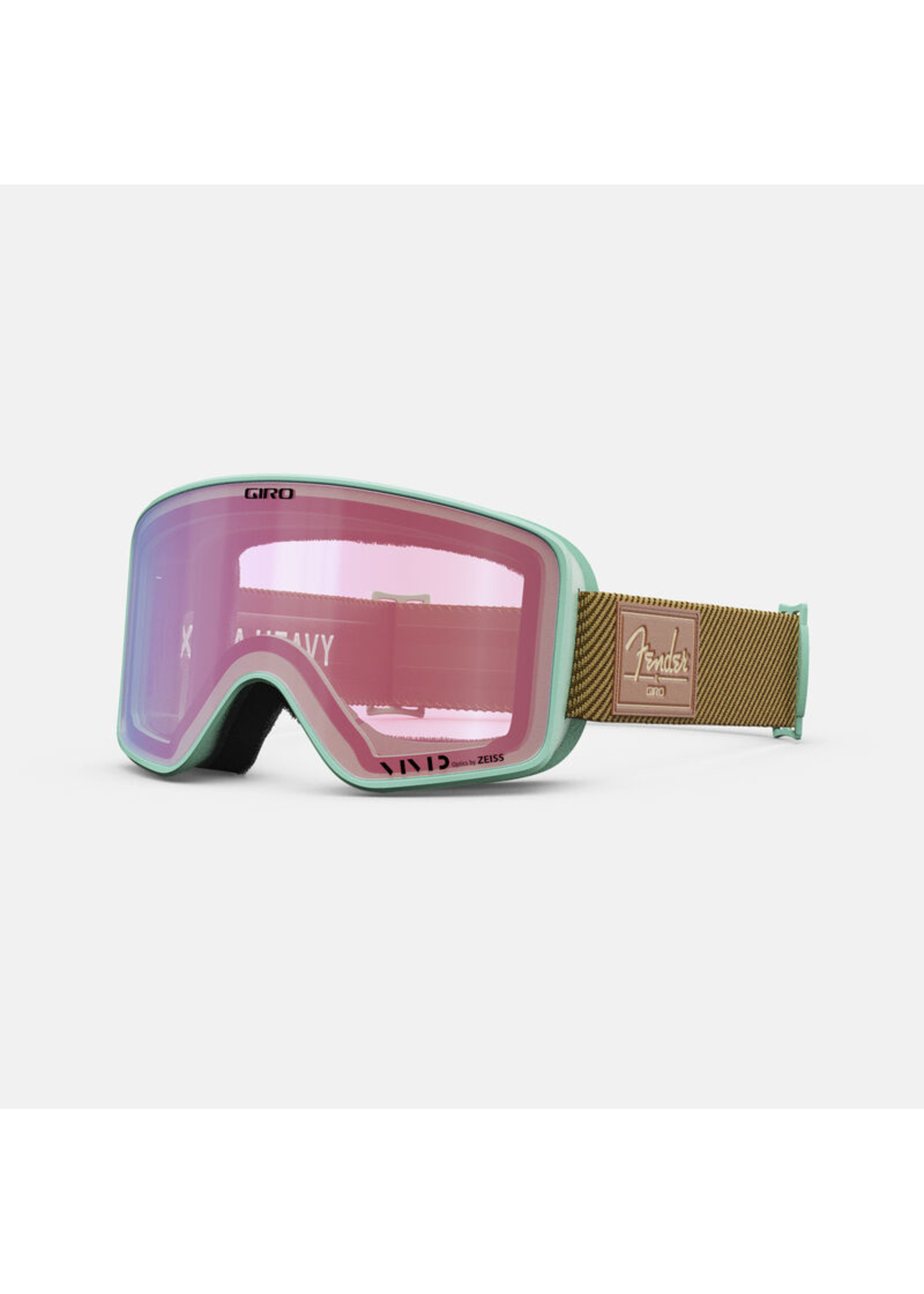 Giro Method Snowboard Goggle Fender Iconic Tweed Vivid Smoke & Vivid Infrared