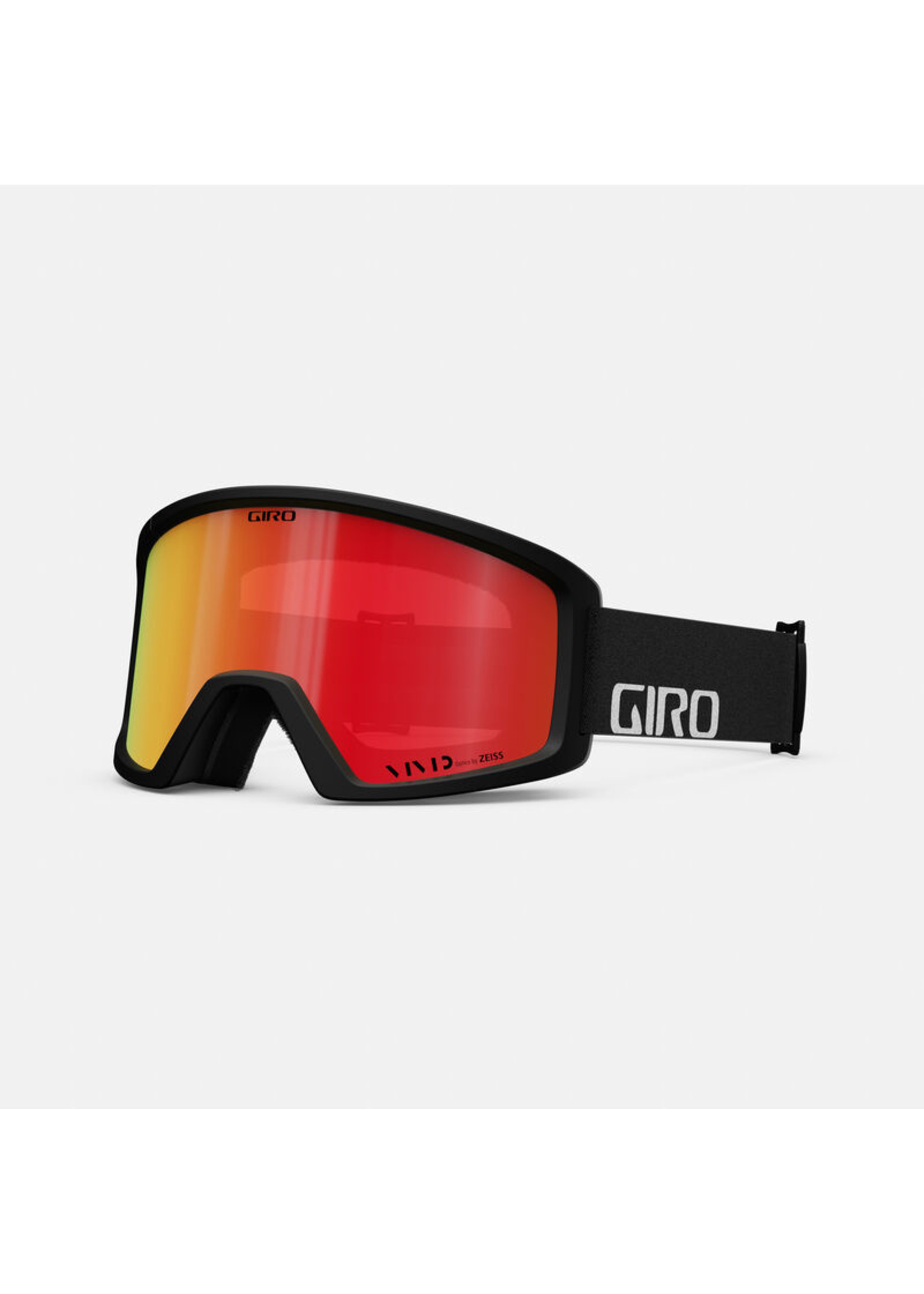 Giro Blok Snowboard Goggle Black Wordmark Vivid Ember