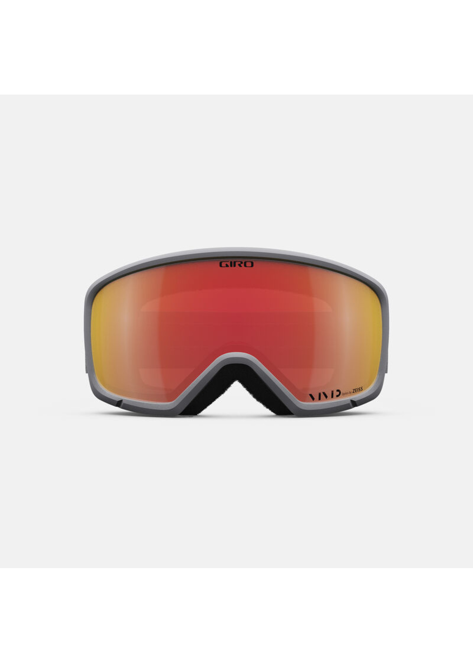 Giro Ringo Snowboard Goggle Grey Wordmark Vivid Ember