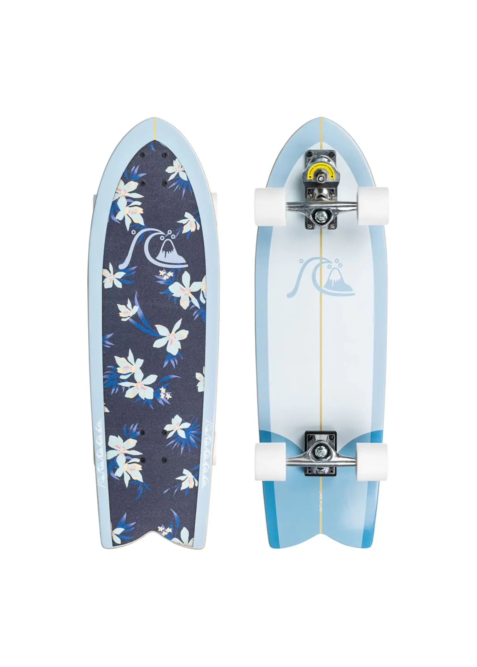 Quiksilver Complete Surfskate Retro Fish By Smoothstar 32"