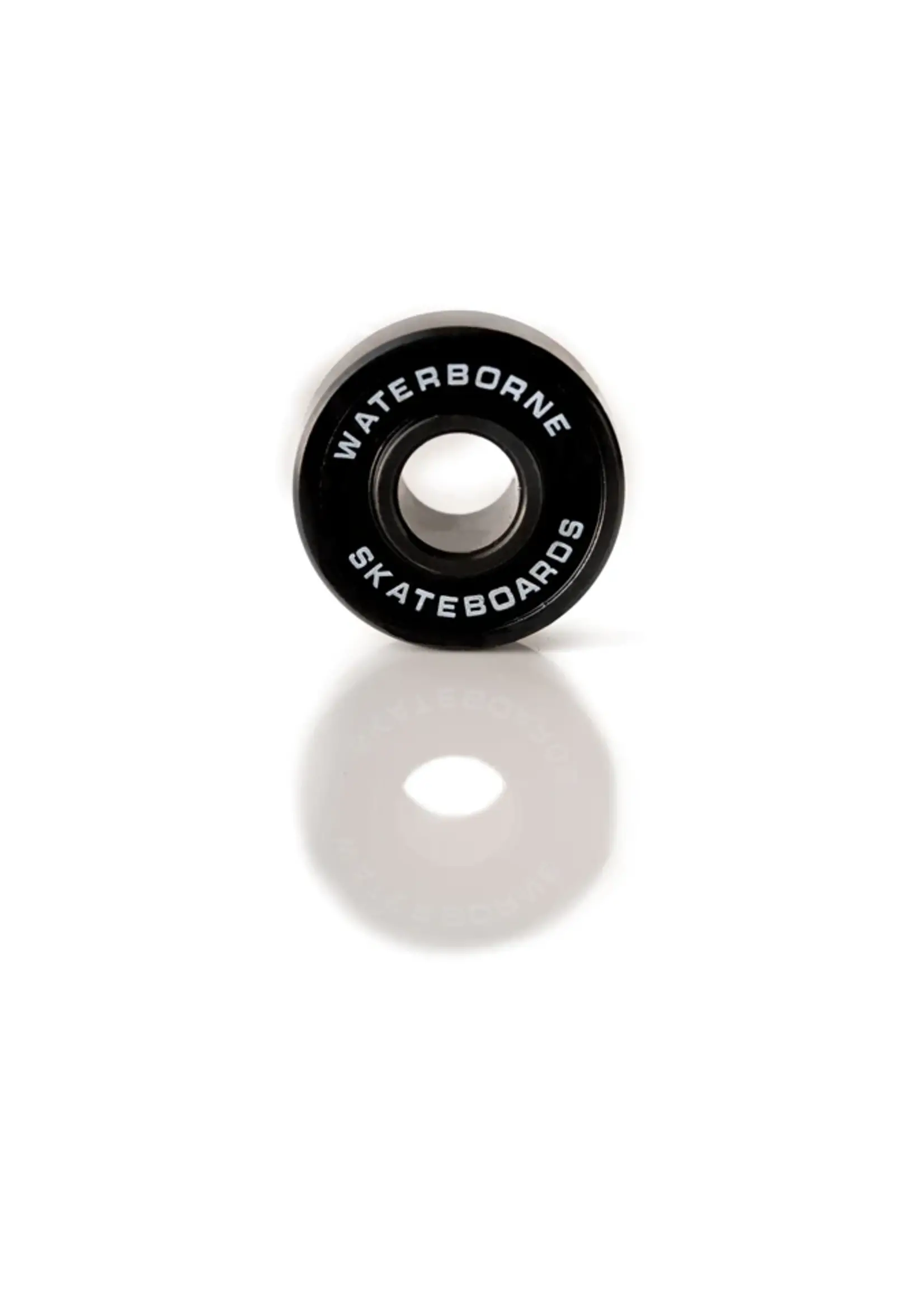 Waterborne Black-Chrome Skateboard Bearings High Velocity