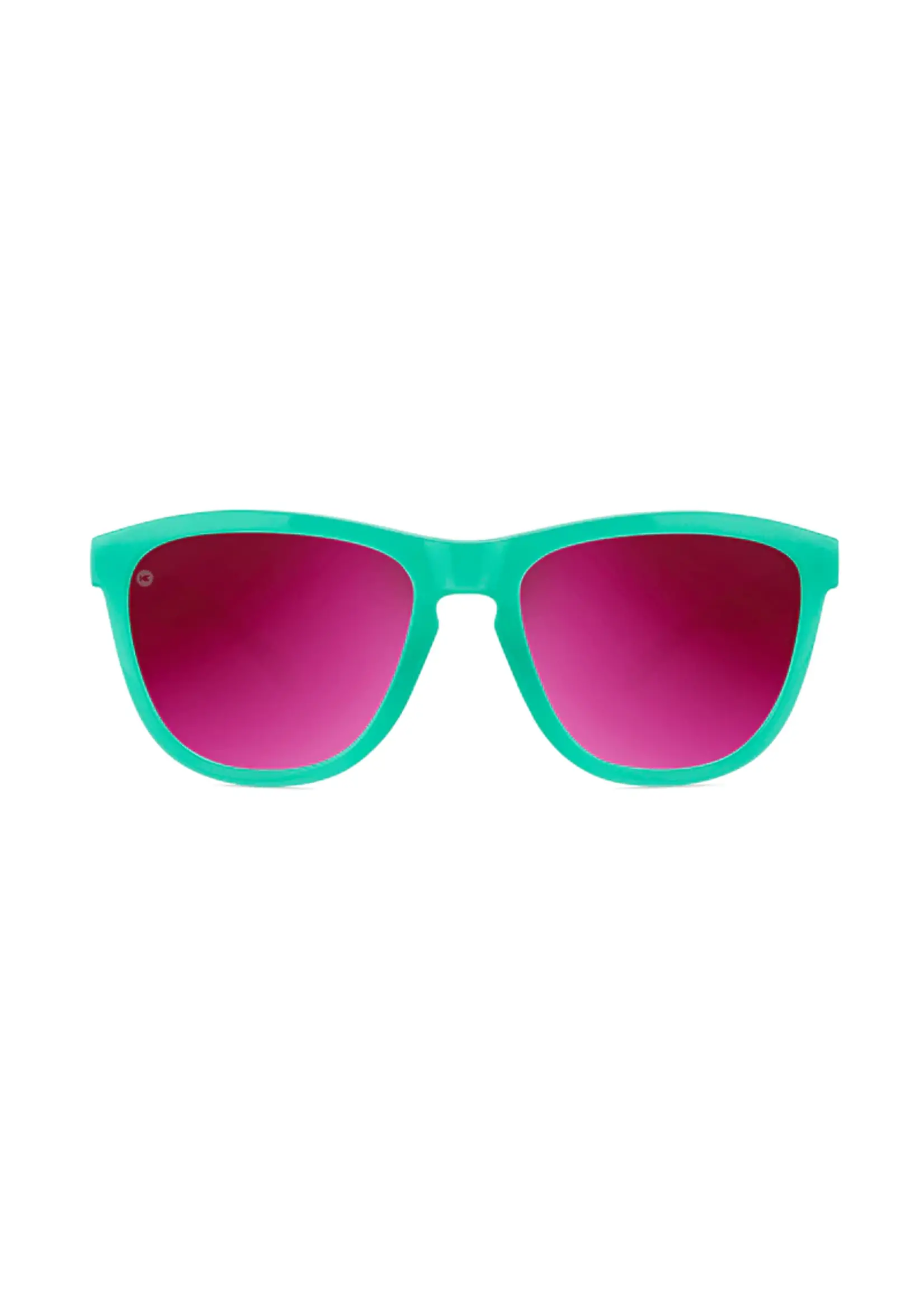 Knockaround Aquamarine/Fuchsia Premium Sports Sunglasses