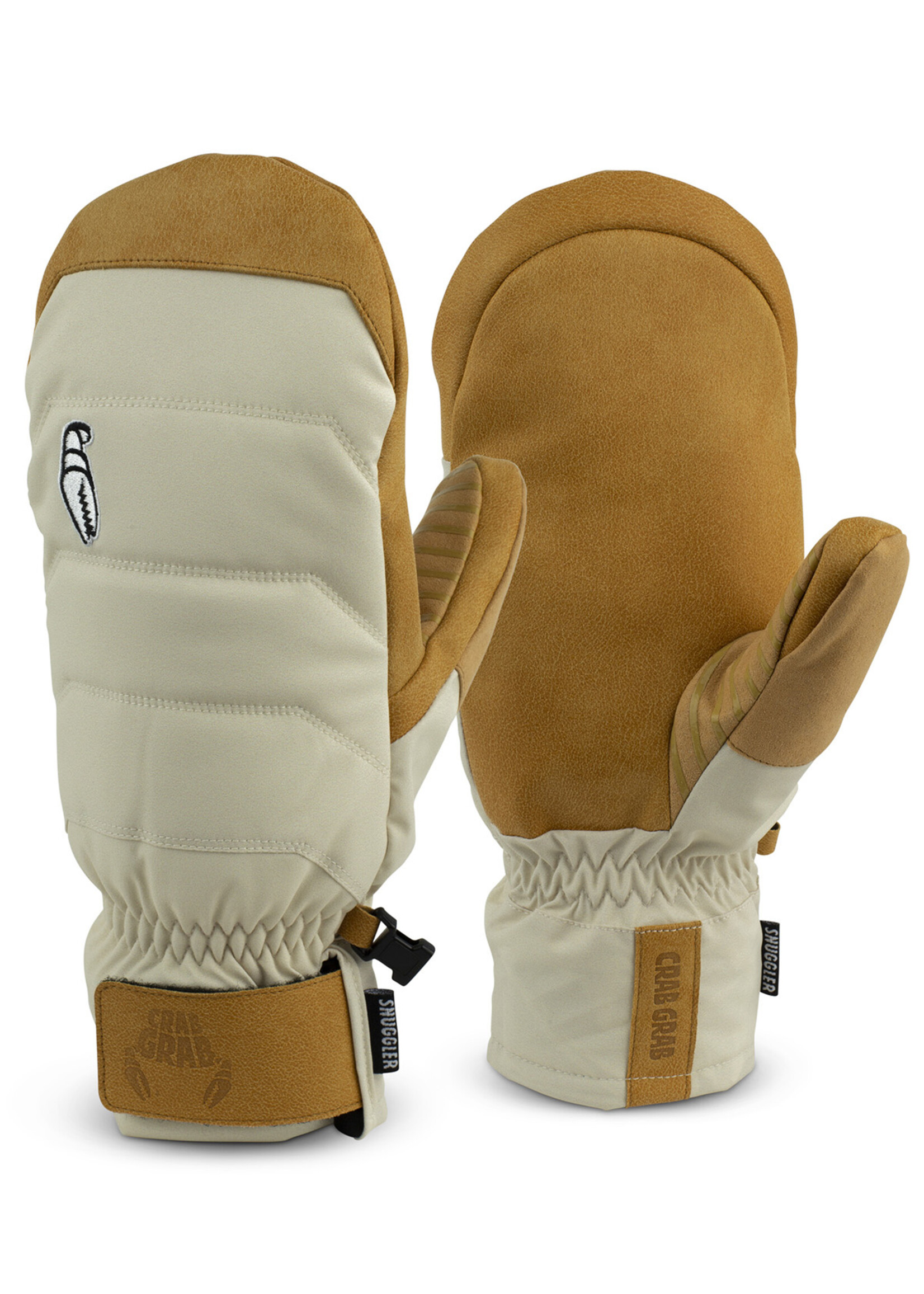 Crab Grab Snuggler Mitt Cream and Tan