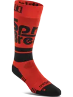 ThirtyTwo Spring Break Red/Black Snowboard Sock