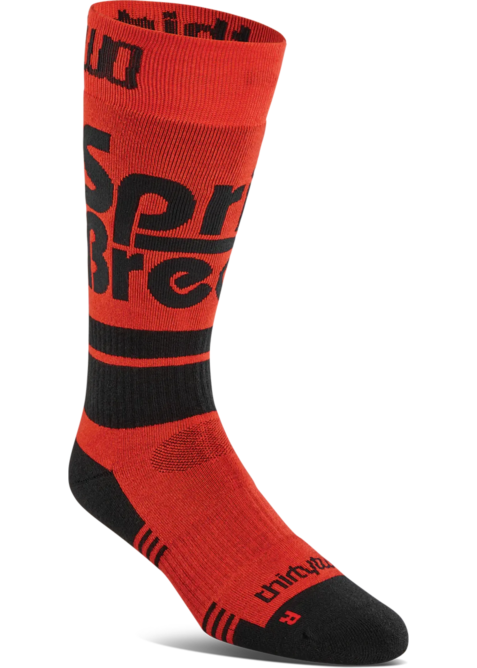 ThirtyTwo Spring Break Red/Black Snowboard Sock