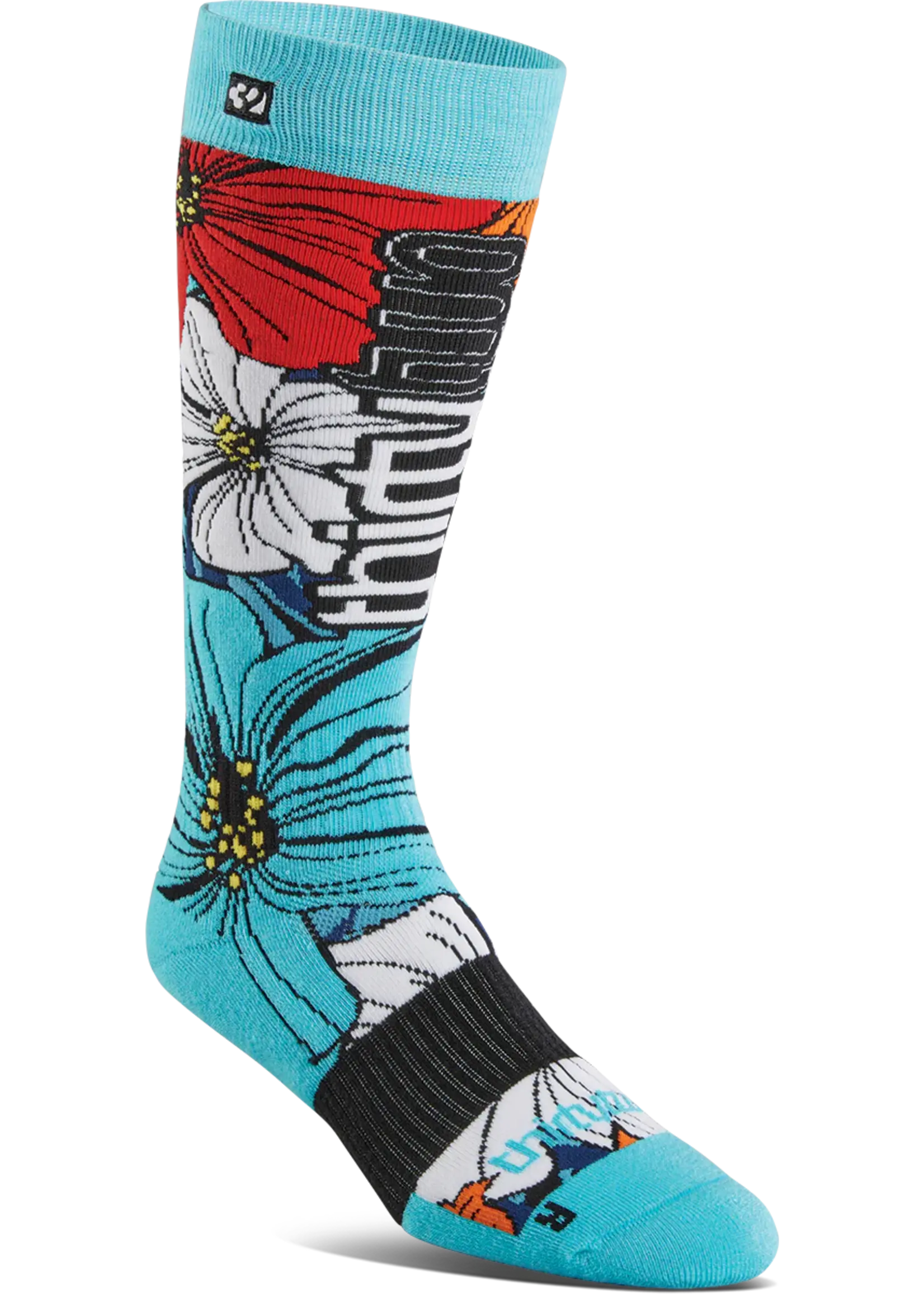 ThirtyTwo W Double Sock Floral Snowboard Sock