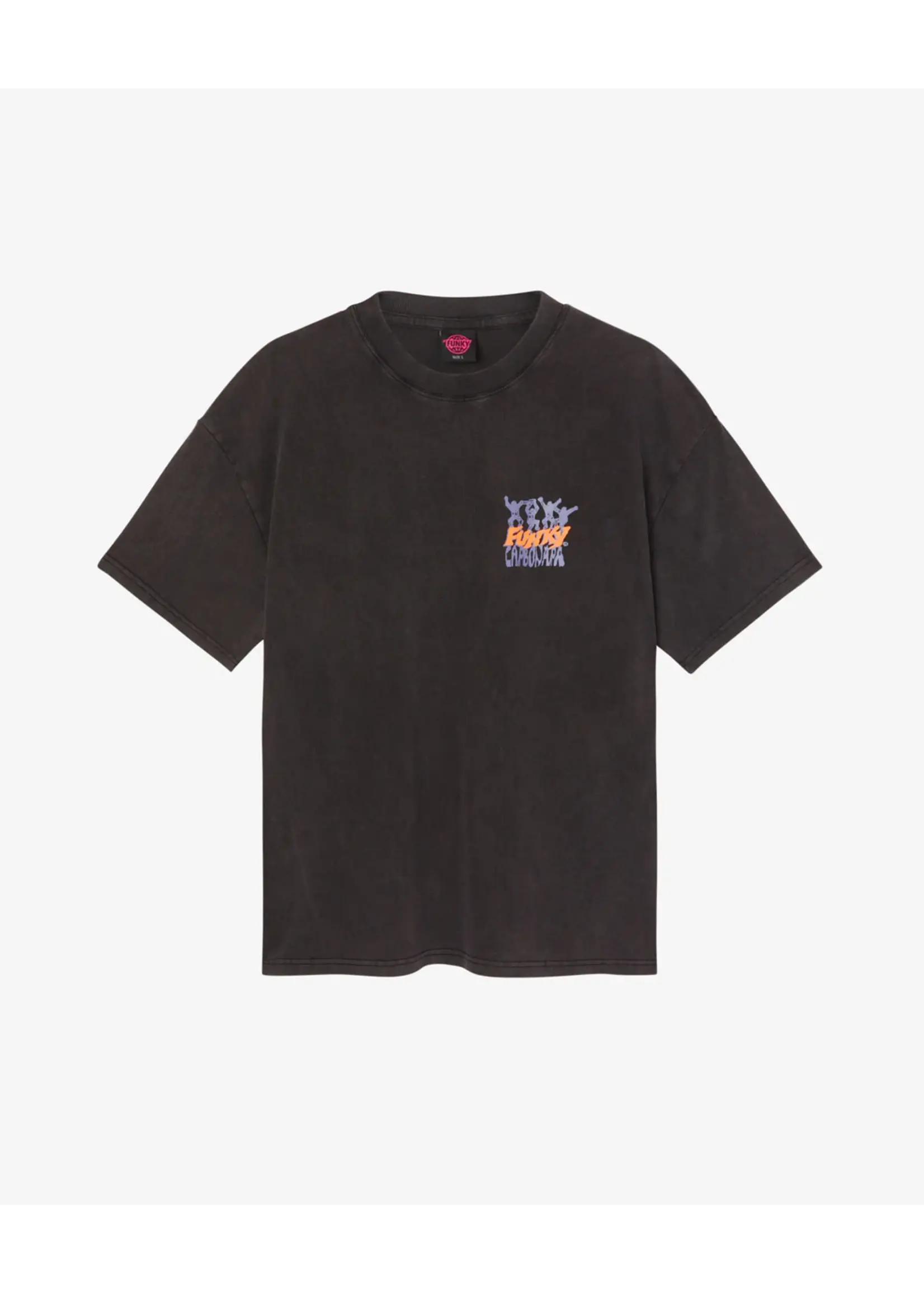 Funky Cult Tee Washed Black