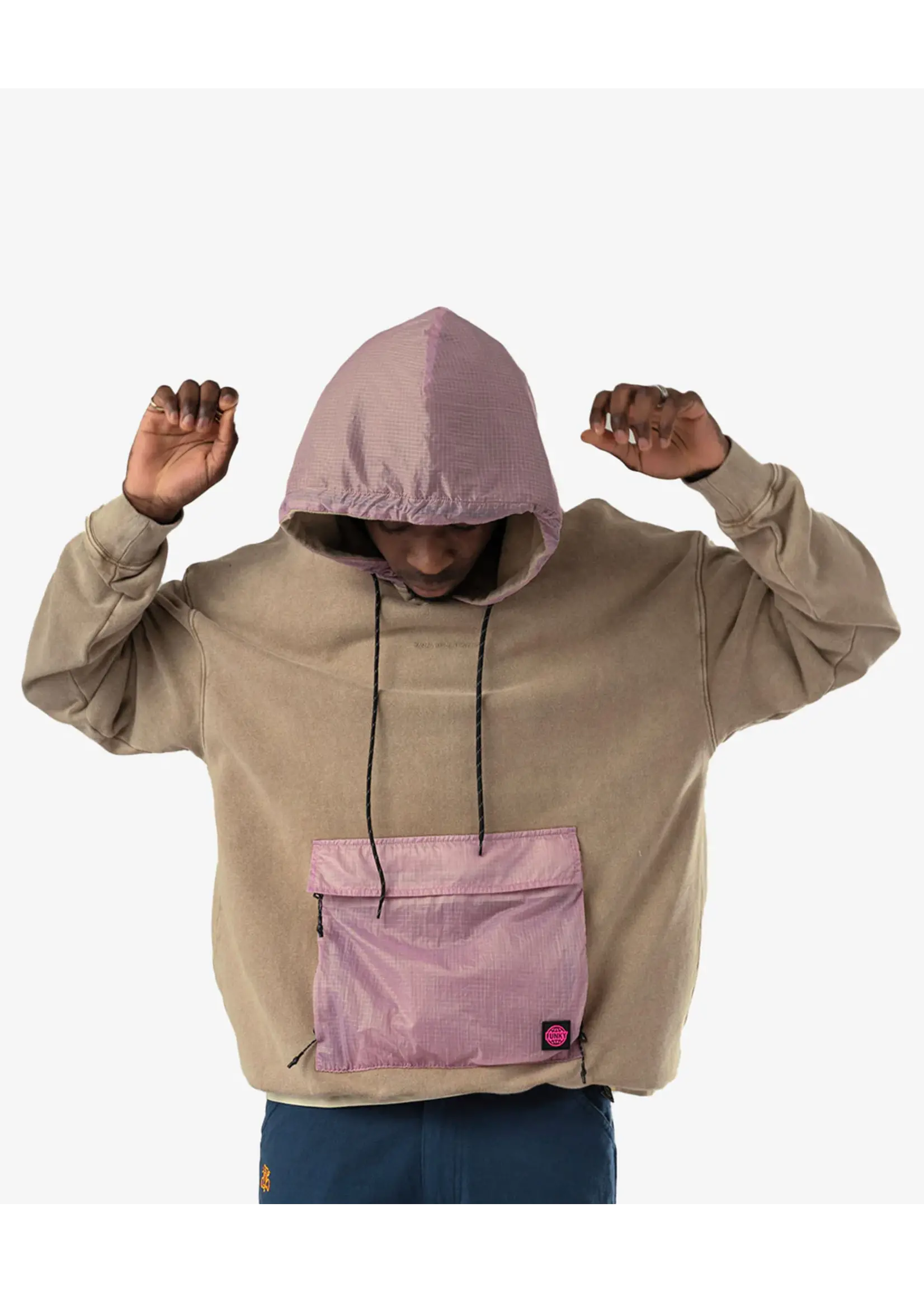 Funky Hike Tech Hoodie Washed Sand