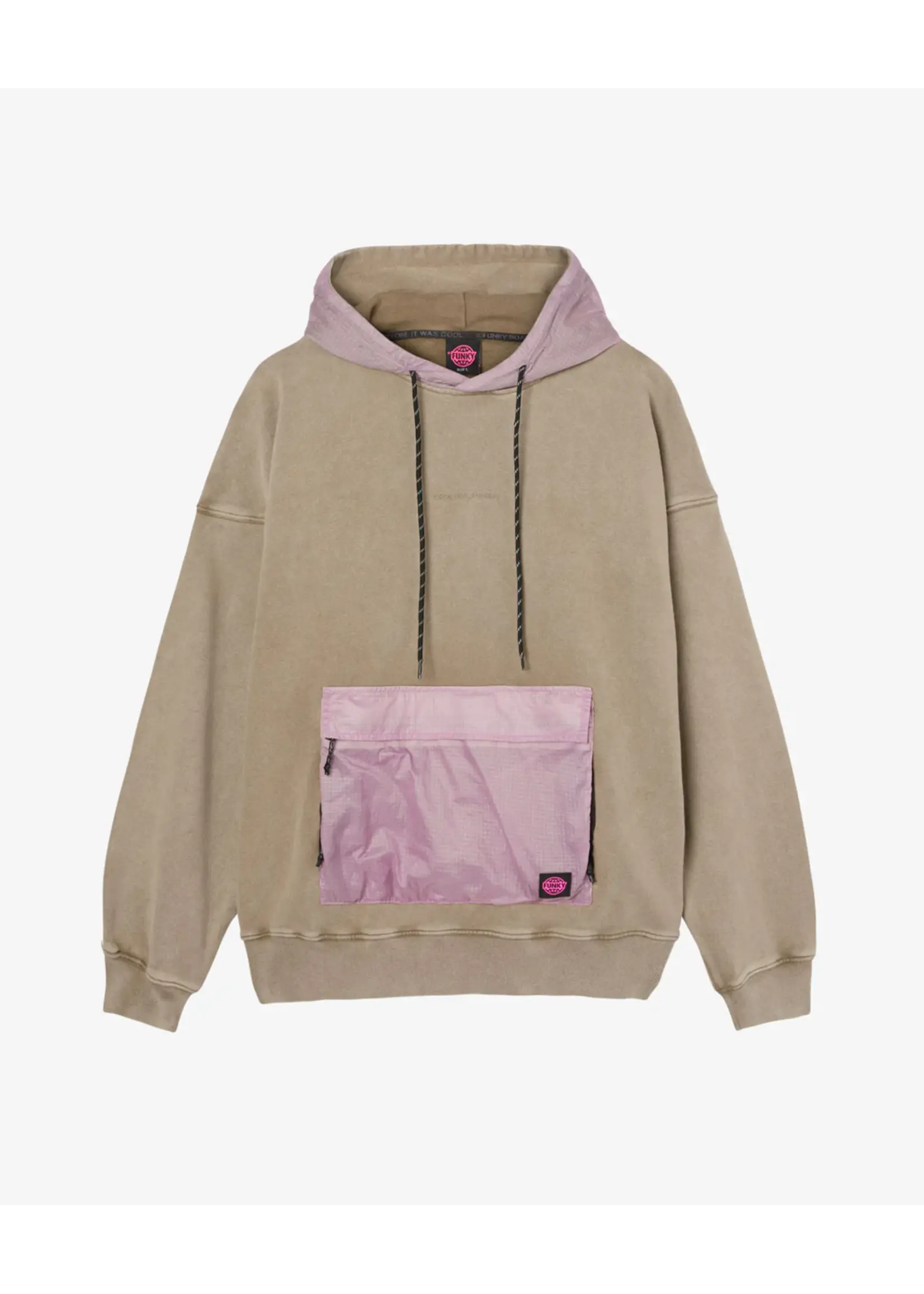 Funky Hike Tech Hoodie Washed Sand