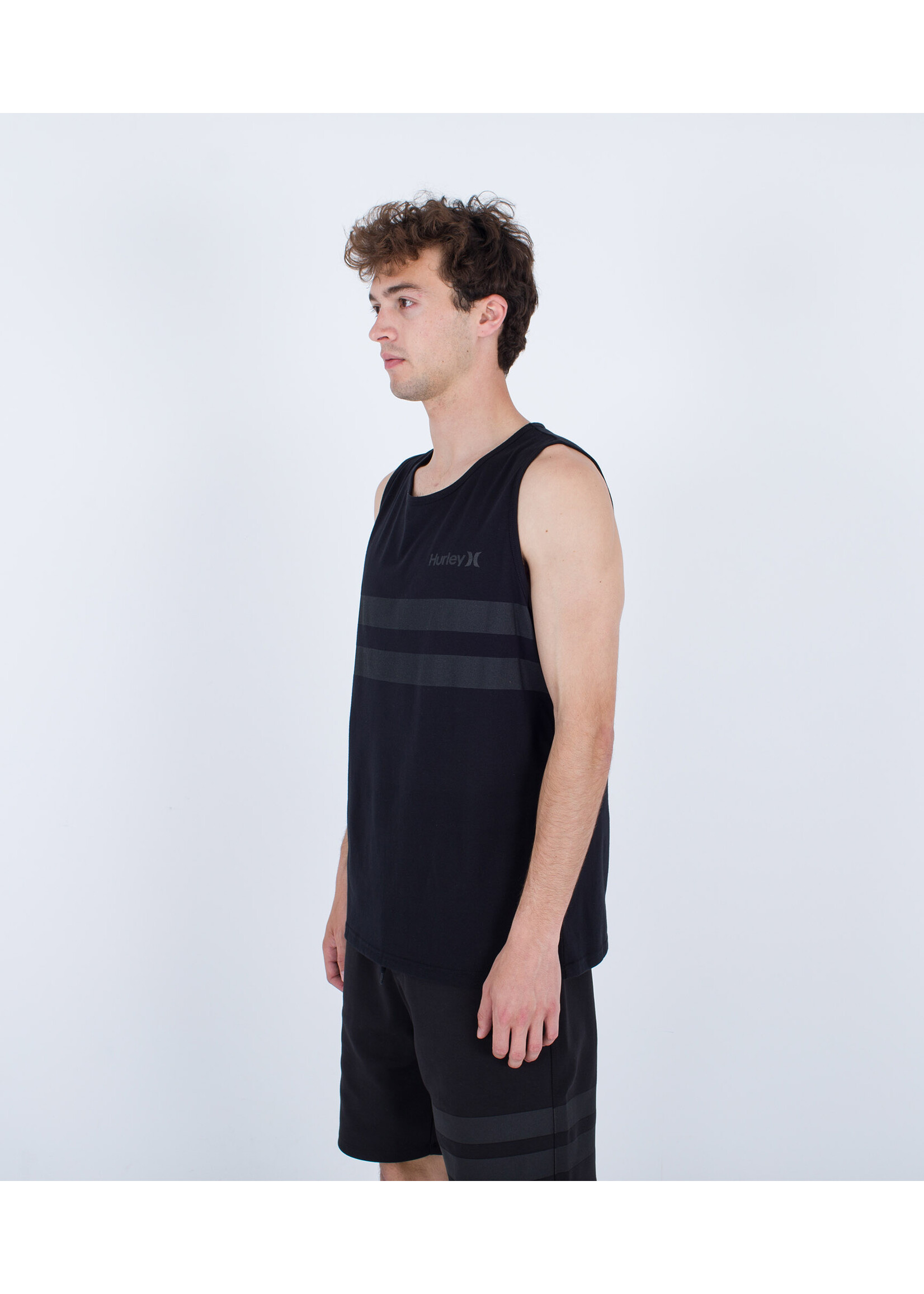 Hurley Oceancare Stripes Tank Black