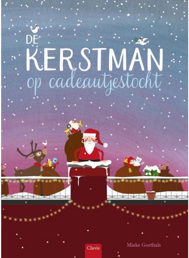 Kerstman op cadeautjestocht