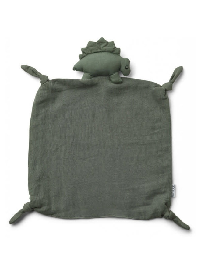 Agnete cuddle cloth Dino - Faune Green