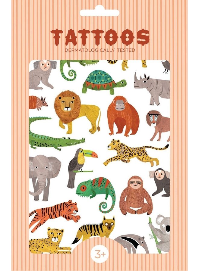 Tattoo Jungle Animals