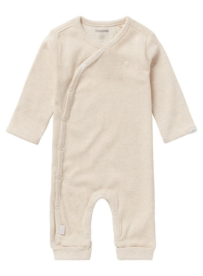 Playsuit LS Rib Nevis – Oatmeal