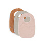 Jollein | Slab Badstof - 3-pack Pale Pink/Nougat/Caramel