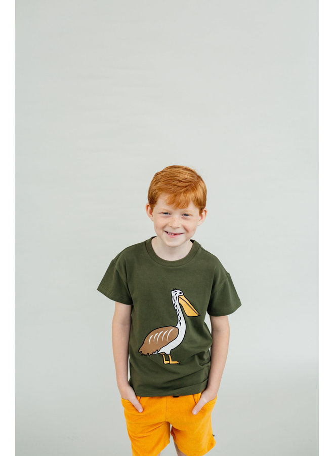 Pelican - t-shirt wt print groen