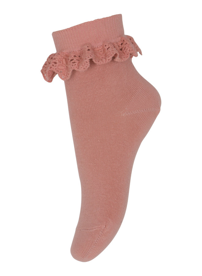 Cotton socks with lace Rose Dawn