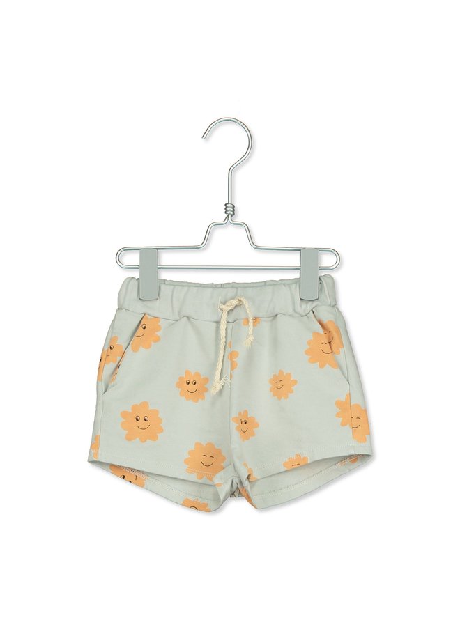 Shorts Smiley Clouds – Light Grey