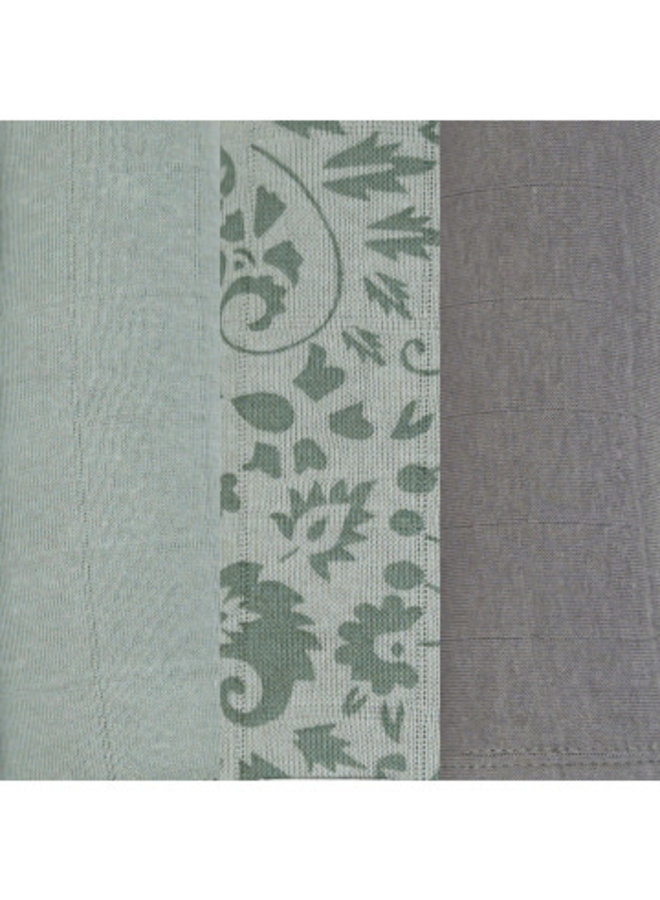 Swaddler 3-pack Flower Tribe Silt Green