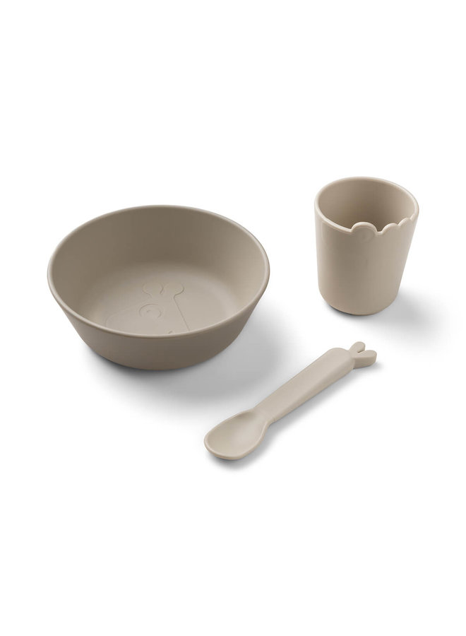 Kiddish first meal set Sand