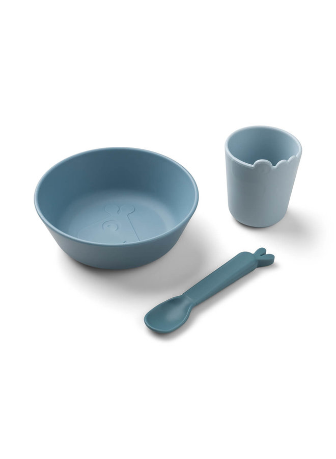 Kiddish first meal set Blue