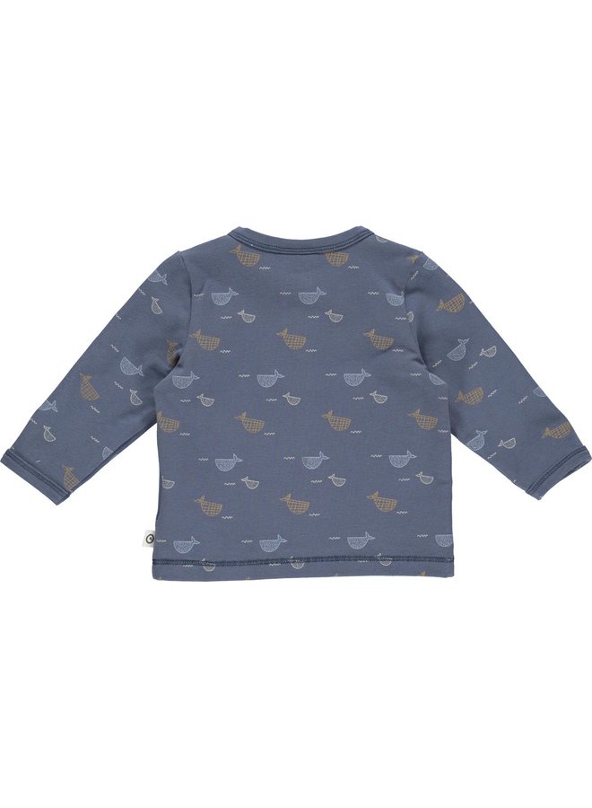 Whale l/s T baby