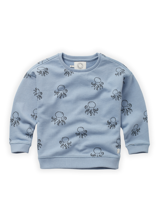 Sweatshirt octopus print