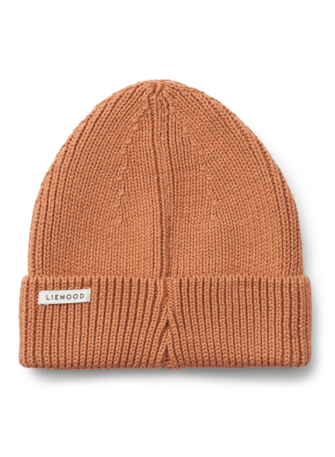 Ezra Beanie Hat Tuscany rose