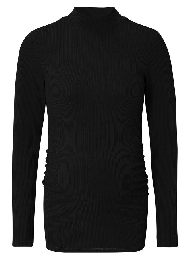 Noppies - Sira rib top LS - Black
