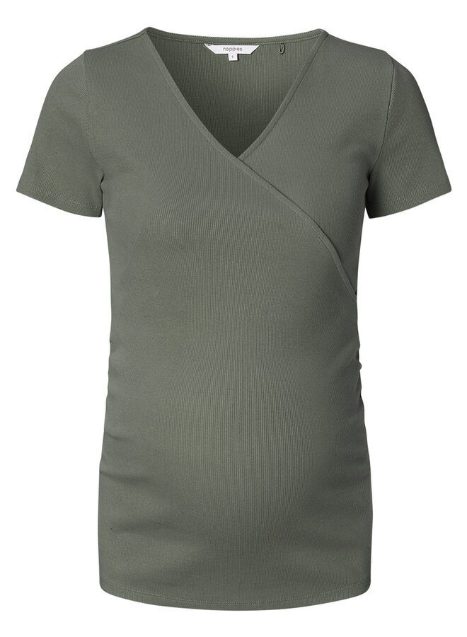 Sanson Nursing rib top - Olive