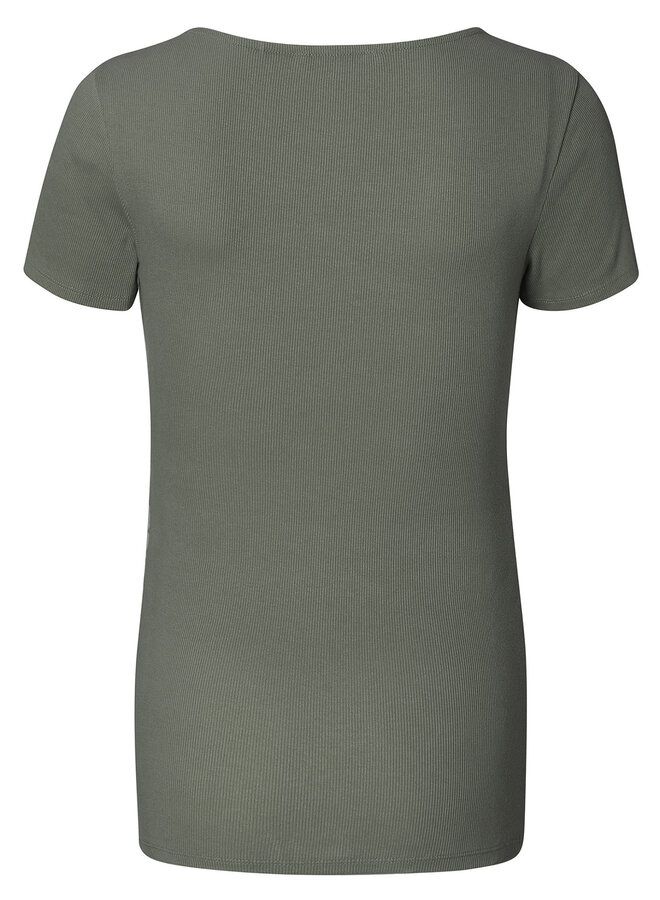 Sanson Nursing rib top - Olive
