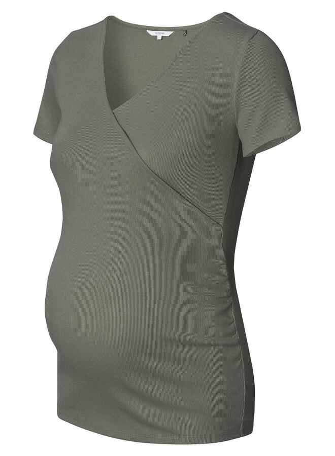 Sanson Nursing rib top - Olive