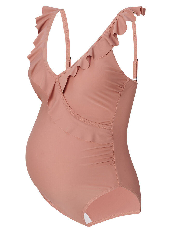 Sima microfiber swimsuit - Burlwood