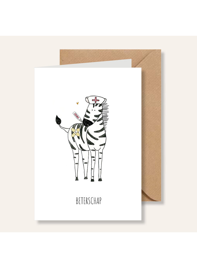 Juulz illustrations - Beterschap Zebra