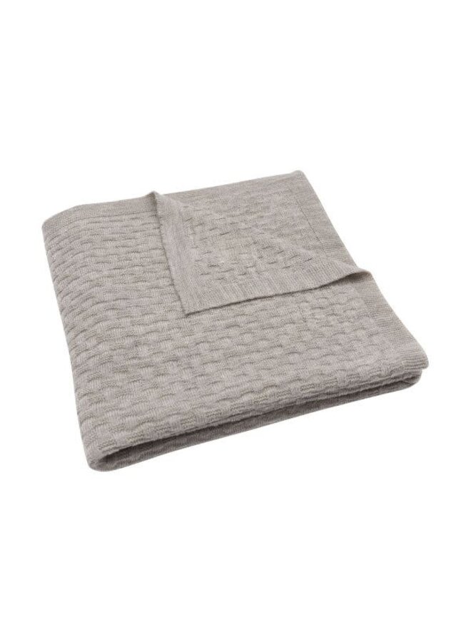 Jollein - Deken Merino Wol Weave Knit Funghi - 75x100cm