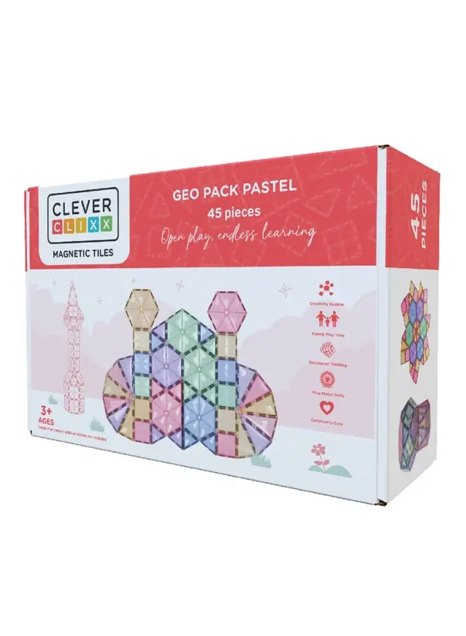Cleverclixx Geo Pack Pastel | 45 Stuks