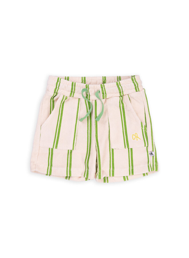 CarlijnQ Stripes green - short loose fit