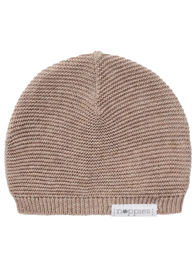 Hat Knit Rosita – Taupe Melange