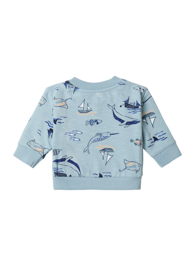 Boys Sweater Bergen long sleeve  allover print