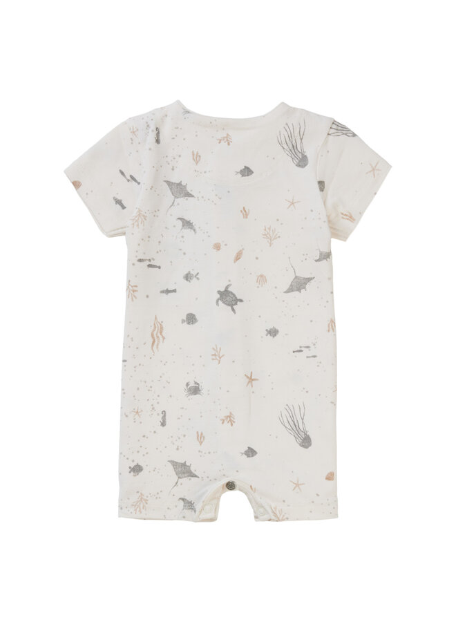 Unisex Playsuit Bunkie short sleeve allover print