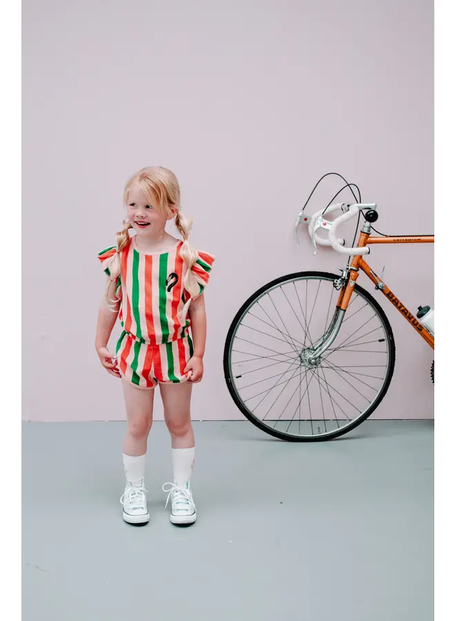 Girls jumpsuit Stripe print