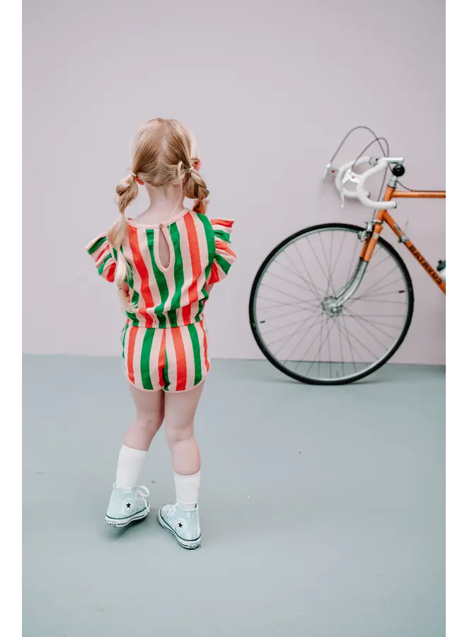 Girls jumpsuit Stripe print