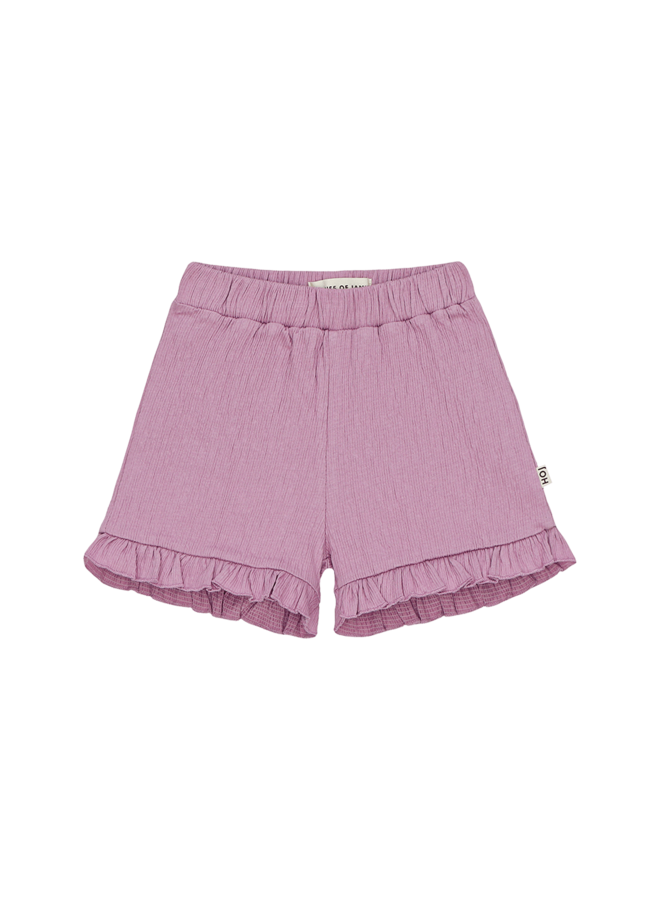 Ruffled Shorts – Lavender