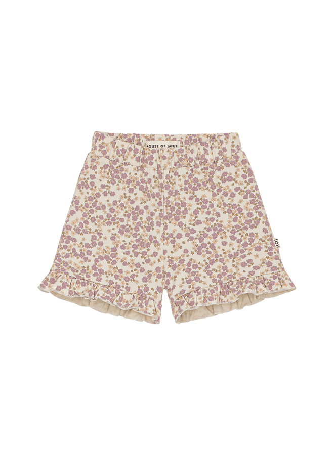 Ruffled Shorts – Lavender Blossom