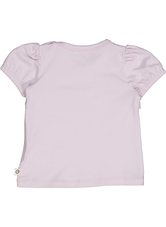 Cozy me puff s/s T baby – Orchid