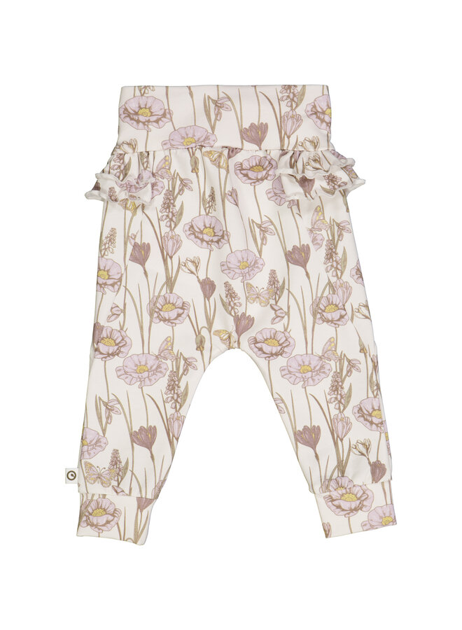 Crocus frill pants baby- Balsam cream