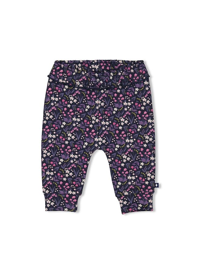 Broek AOP - Midnight Flowers